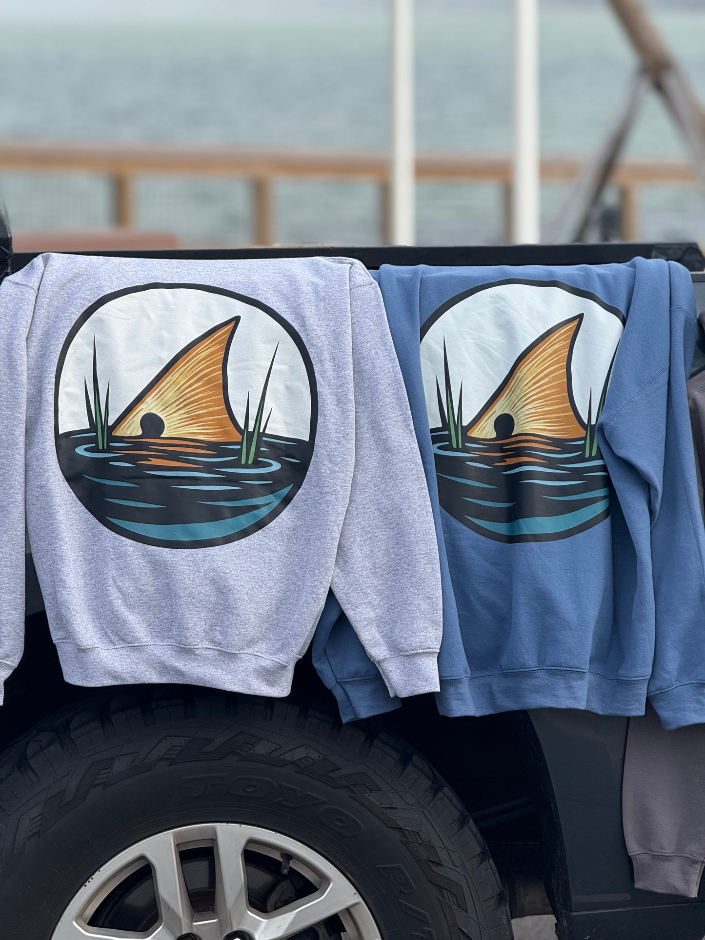 Marsh Collection, Redfish Tail Hoodie
