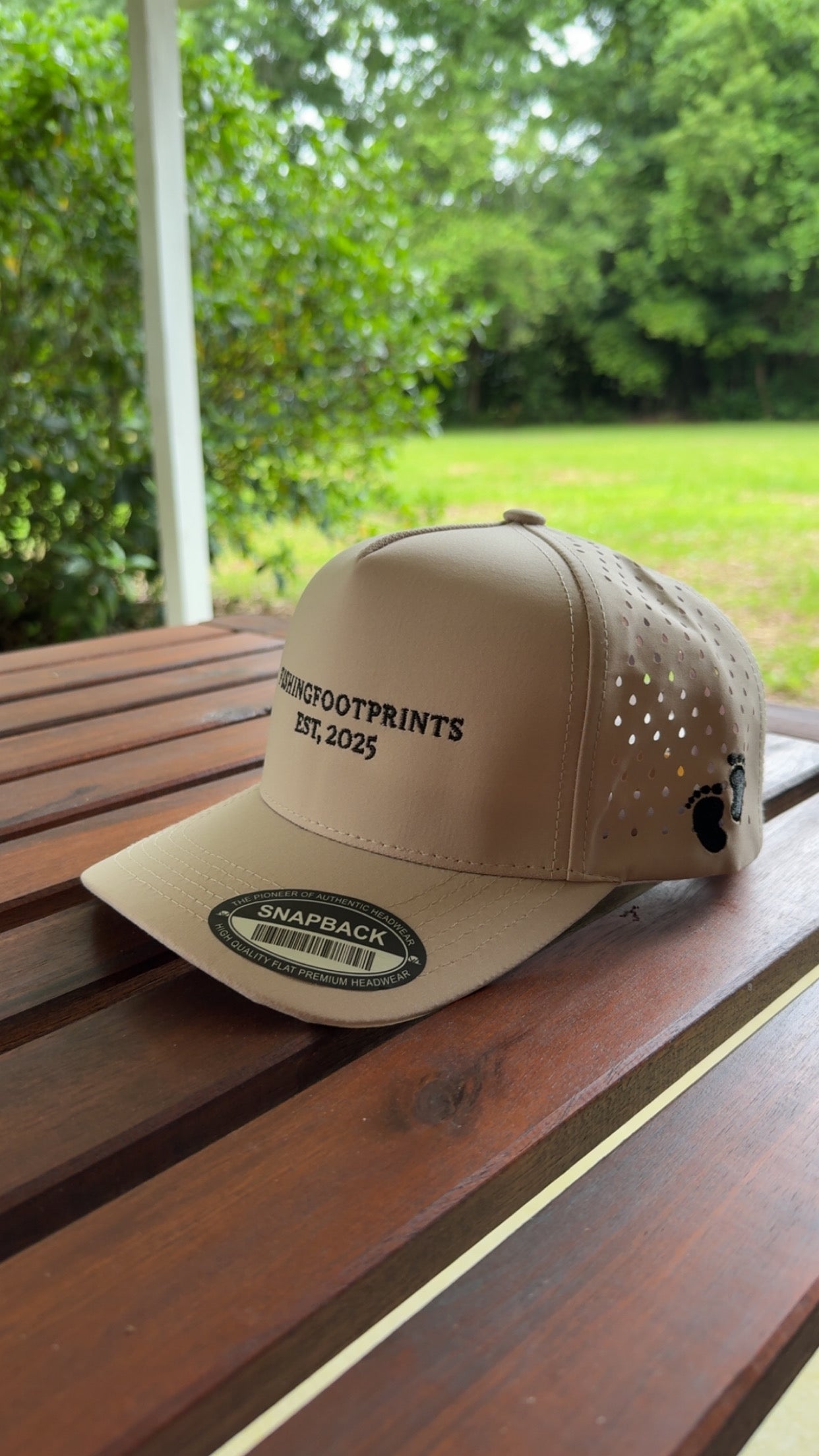 LAZER MESH WATERPROOF KHAKI HAT