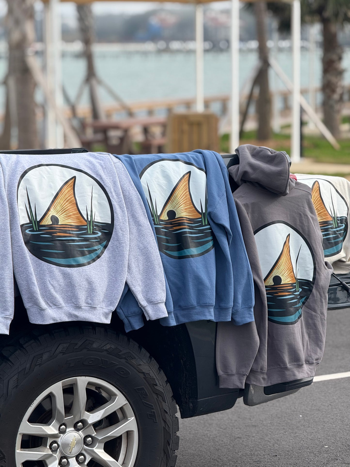 Marsh Collection, Redfish Tail Hoodie
