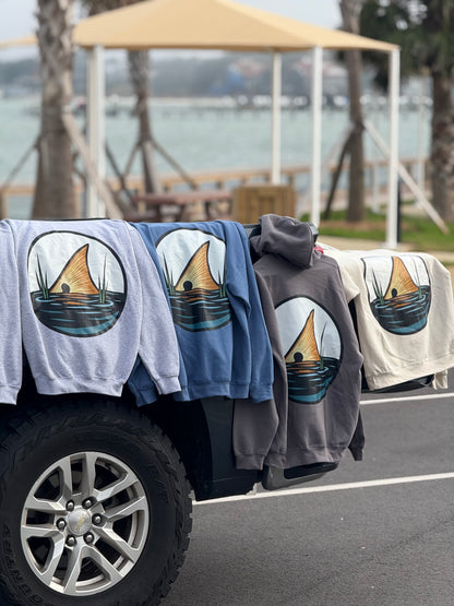 Marsh Collection, Redfish Tail Hoodie