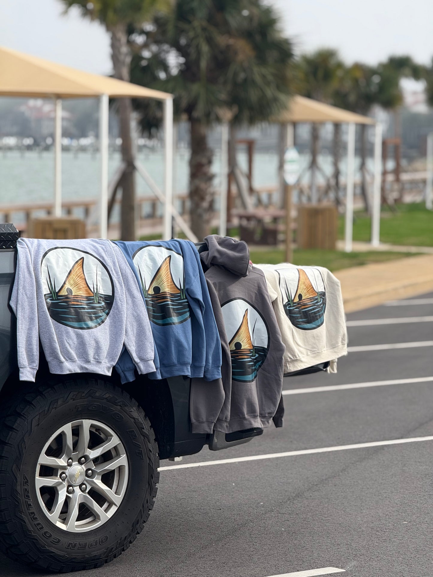 Marsh Collection, Redfish Tail Hoodie