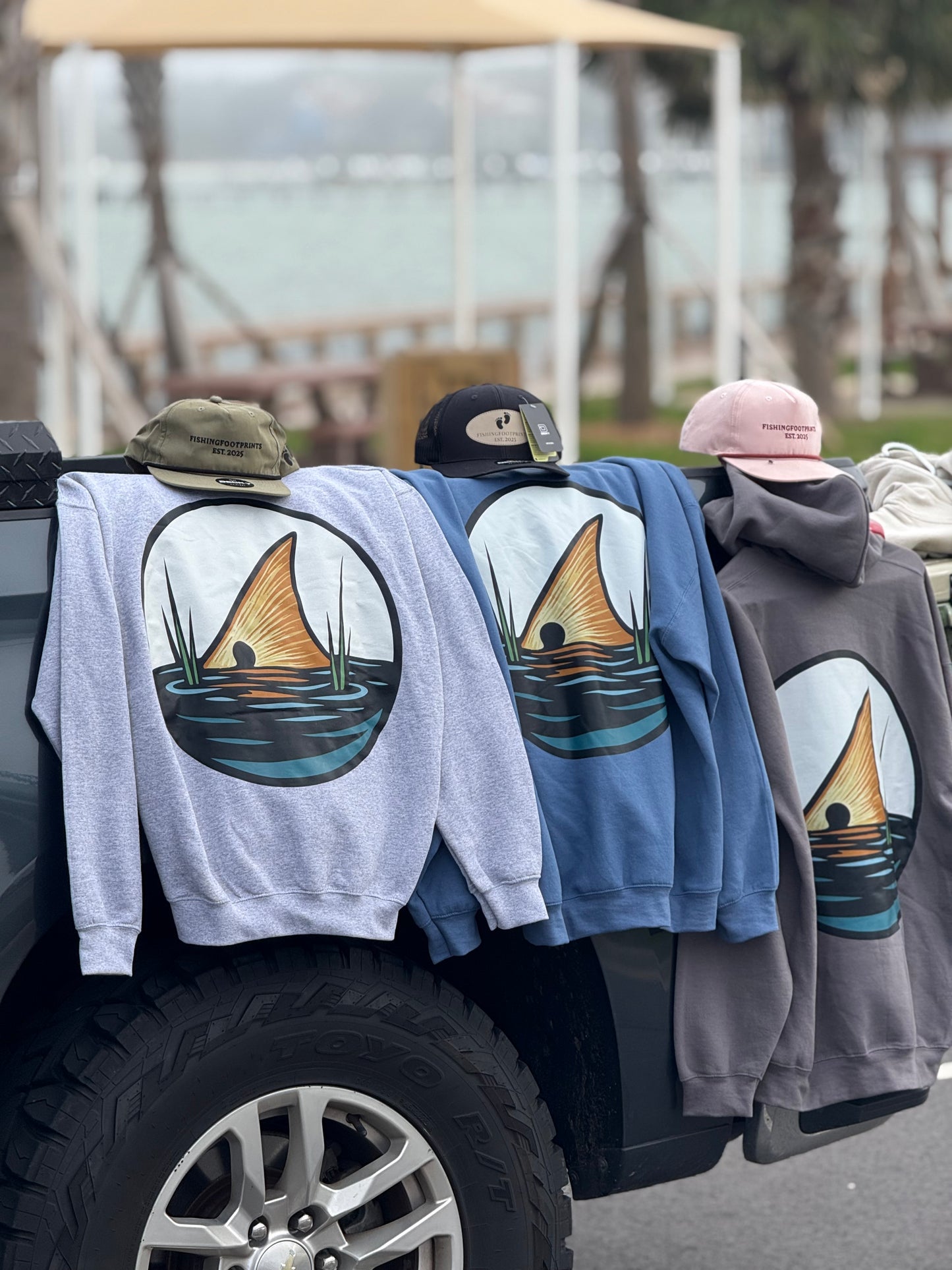 Marsh Collection, Redfish Tail Hoodie
