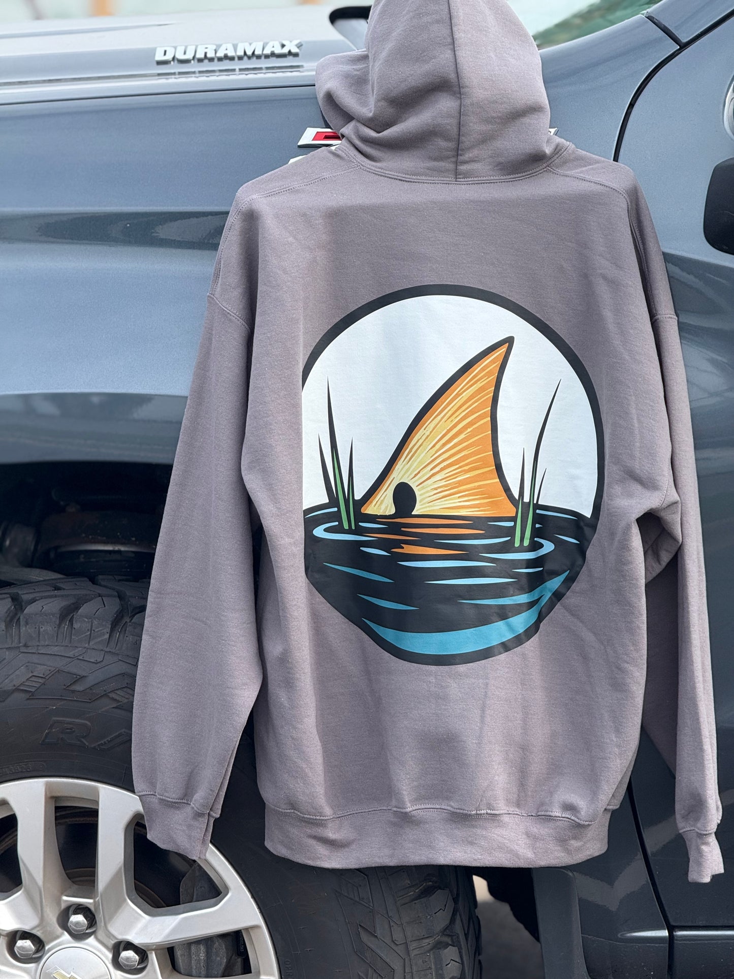 Marsh Collection, Redfish Tail Hoodie